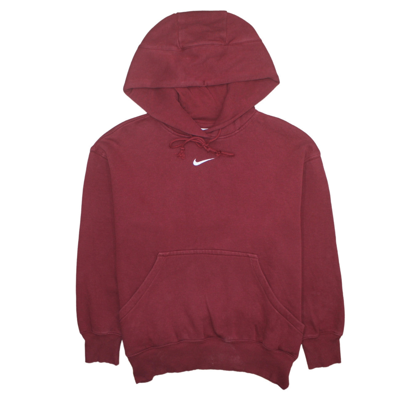 Nike Men's Red Pullover Hoodie Small Fleece Sweatshirt