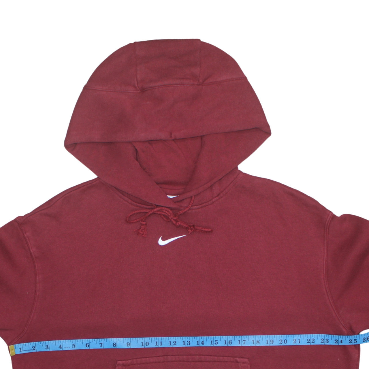 Nike Men's Red Pullover Hoodie Small Fleece Sweatshirt