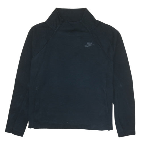 Nike Women Black XL Pullover Sweatshirt Long Sleeve Funnel Neck