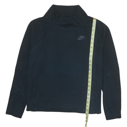 Nike Women Black XL Pullover Sweatshirt Long Sleeve Funnel Neck