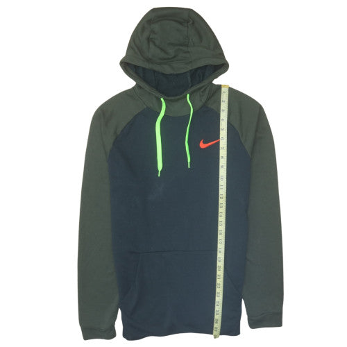 Nike Men's Green Pullover Hoodie L Sportswear Dri-FIT Sweatshirt