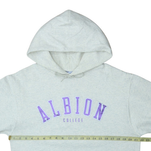 Champion Women’s Grey Albion College Pullover Hoodie M