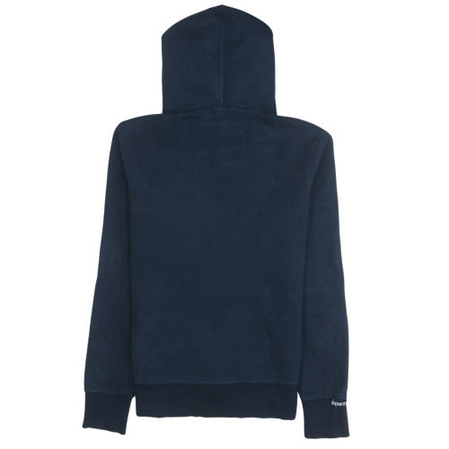 Superdry Men's Blue Pullover Hoodie Medium Vintage Logo