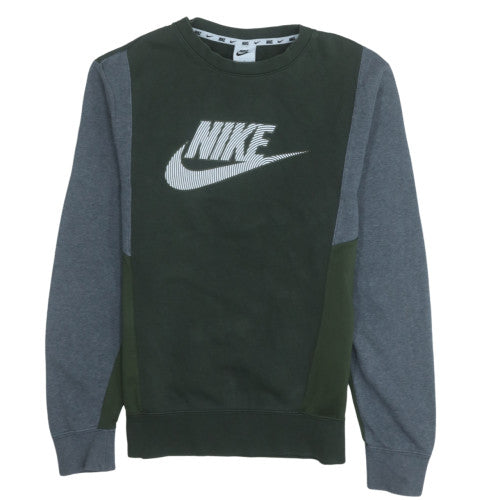 Nike Men's Green Crew Neck Pullover Sweatshirt Size S
