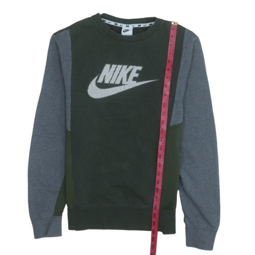 Nike Men's Green Crew Neck Pullover Sweatshirt Size S