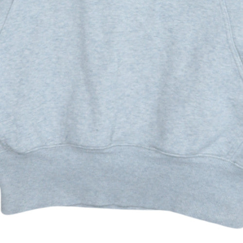 Adidas Women Grey Pullover Hoodie Size 18L Hooded Sweatshirt