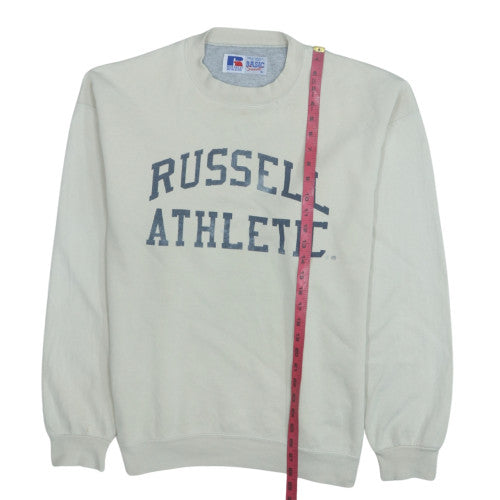 Russell Athletic Mens Beige XL Crew Neck Pullover Sweatshirt