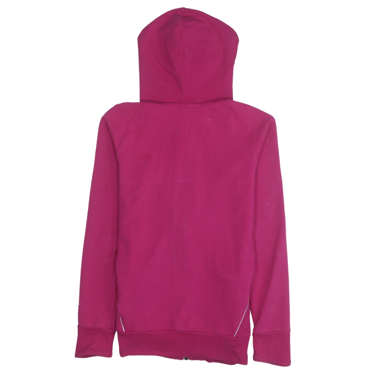 Nike Women’s Pink Full Zip Hoodie Dri-FIT S Cotton Blend