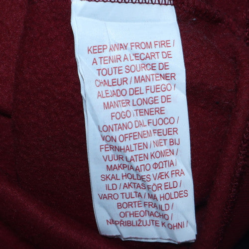 Nike Boys Burgundy Air Sweatshirt XL 13-15 Years Crew Neck Cotton Blend