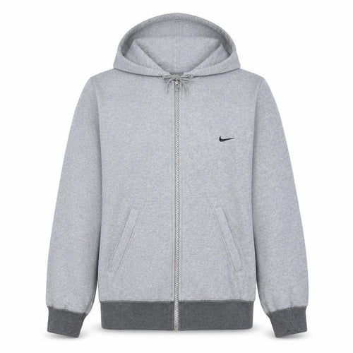 Nike Men's Grey Full Zip Hoodie Size S Regular Fit Fleece