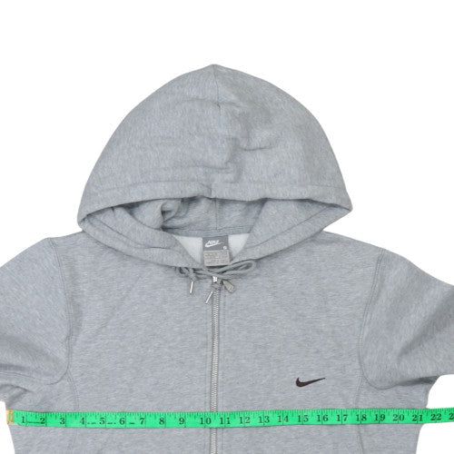 Nike Men's Grey Full Zip Hoodie Size S Regular Fit Fleece