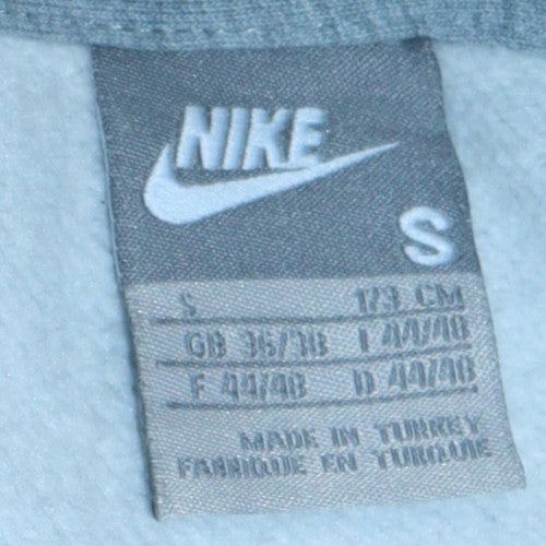 Nike Men's Grey Full Zip Hoodie Size S Regular Fit Fleece