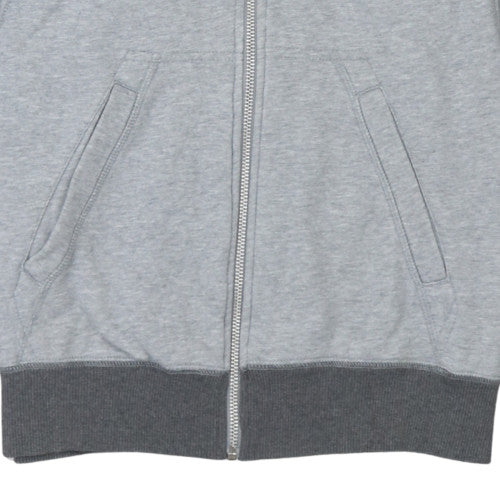 Nike Men's Grey Full Zip Hoodie Size S Regular Fit Fleece
