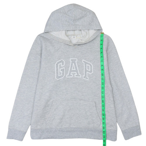 GAP Women’s Grey Pullover Hoodie XL Cotton Blend Casual Sweatshirt