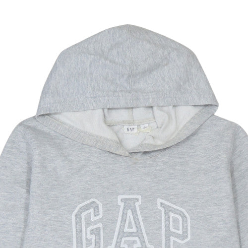 GAP Women’s Grey Pullover Hoodie XL Cotton Blend Casual Sweatshirt