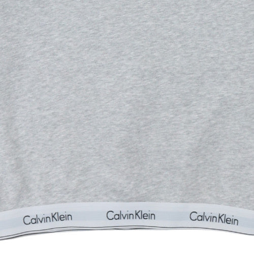 Calvin Klein Men's Grey XL Pullover Sweatshirt Crew Neck Logo Hem