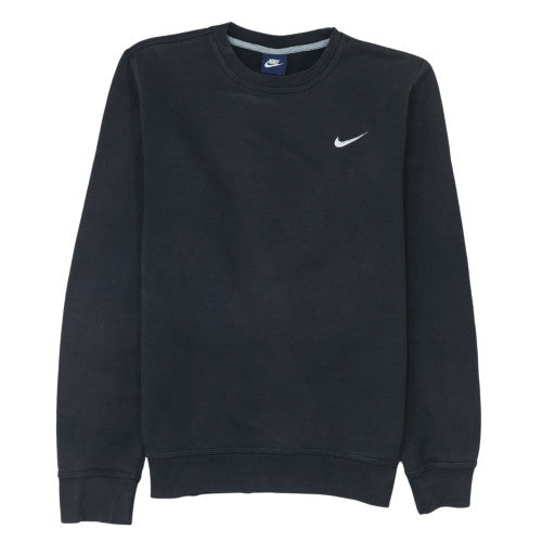 Nike Men's Black Crew Neck Pullover Sweatshirt M Regular Fit