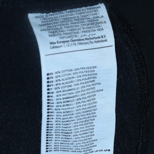 Nike Men's Black Crew Neck Pullover Sweatshirt M Regular Fit