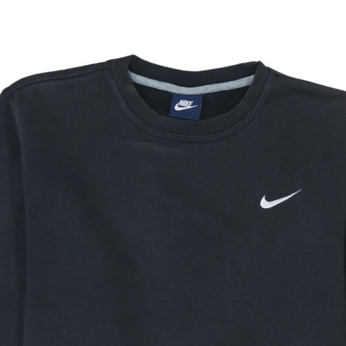 Nike Men's Black Crew Neck Pullover Sweatshirt M Regular Fit