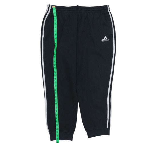Adidas Mens Black XL Jogger Sweatpants Tapered Comfort Fit