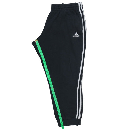 Adidas Mens Black XL Jogger Sweatpants Tapered Comfort Fit