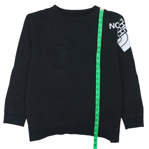 The North Face Womens Black L Pullover Sweatshirt Cotton Blend