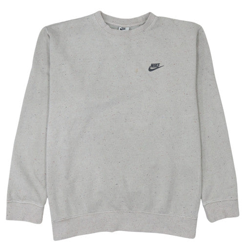Nike Men's Grey XL Pullover Sweatshirt Crew Neck Fleece