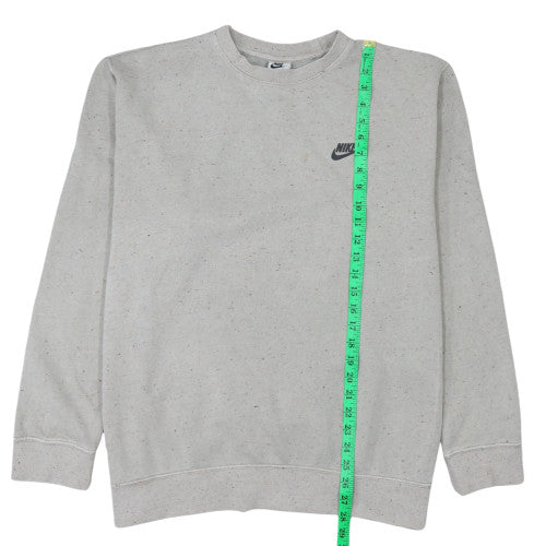 Nike Men's Grey XL Pullover Sweatshirt Crew Neck Fleece