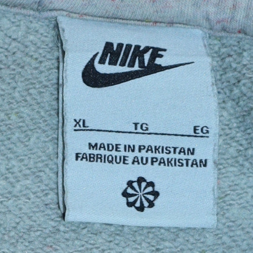 Nike Men's Grey XL Pullover Sweatshirt Crew Neck Fleece