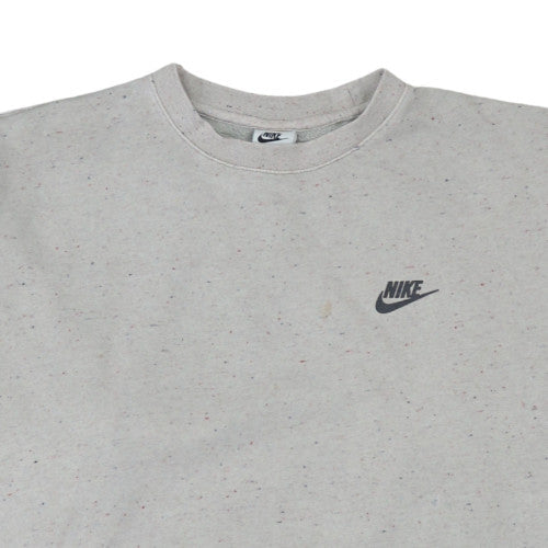 Nike Men's Grey XL Pullover Sweatshirt Crew Neck Fleece