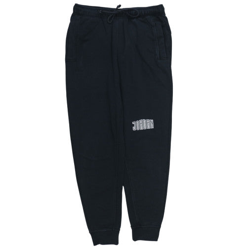 Jordan Men's Black Jogger Sweatpants L Cotton Blend Drawstring