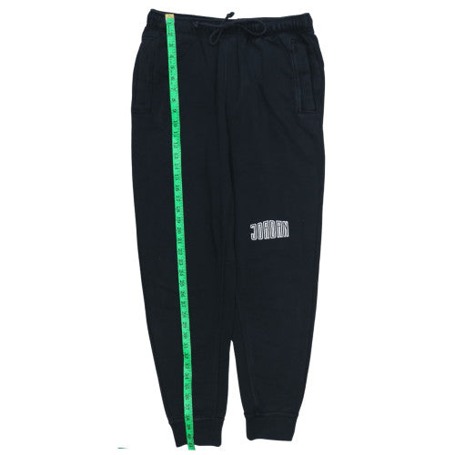 Jordan Men's Black Jogger Sweatpants L Cotton Blend Drawstring