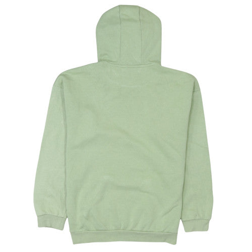 Adidas Womens Green XS Pullover Hoodie with Logo Print