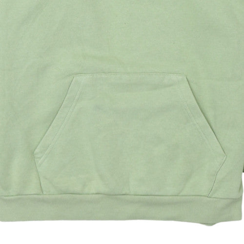 Adidas Womens Green XS Pullover Hoodie with Logo Print