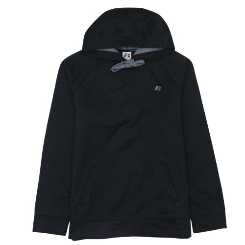 Russell Men's Black Pullover Hoodie Size M Athletic Fleece