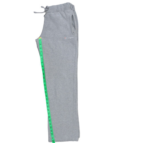 Champion Men's Grey Sweatpants Jogger M with Elastic Waist