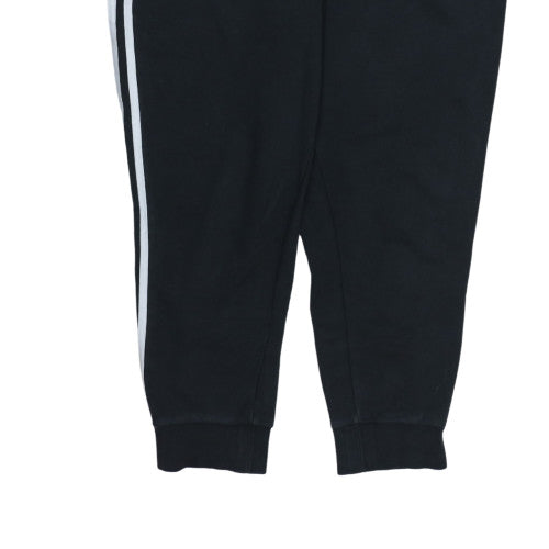 Adidas Women’s Black XL Jogger Sweatpants with White Stripes