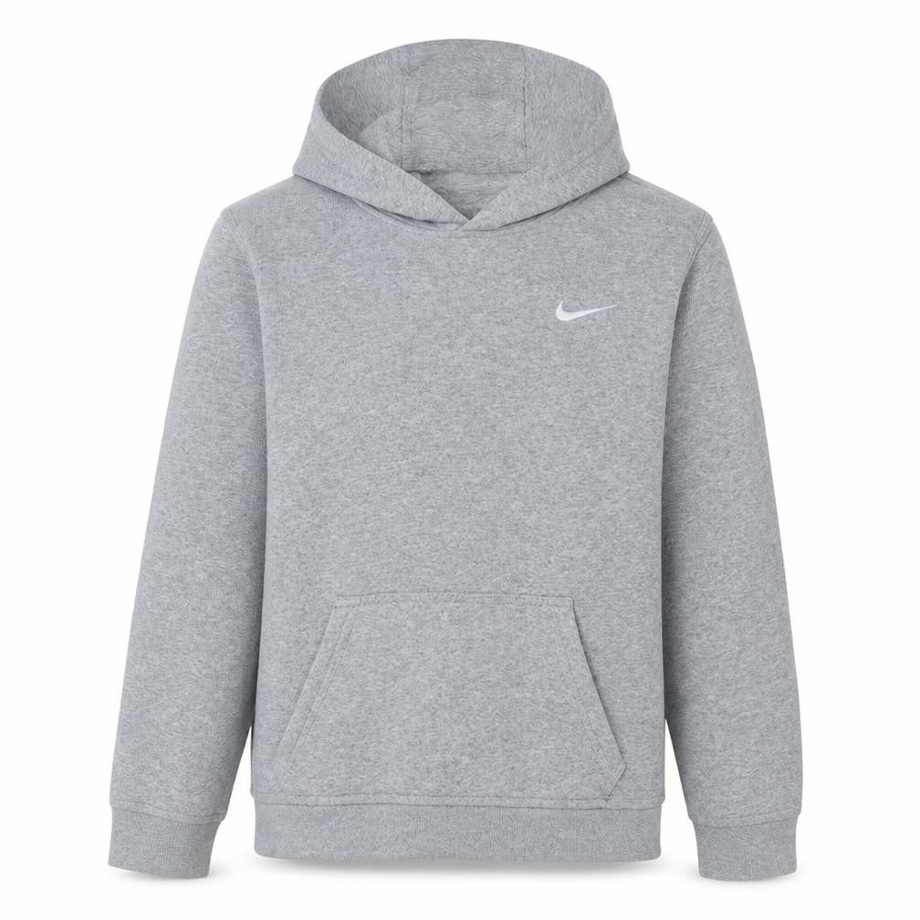 Nike Boys Grey Pullover Hoodie XL 13-15 Years Fleece Lined Sweatshirt
