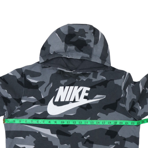 Nike Men's Grey Camouflage Pullover Hoodie Size L