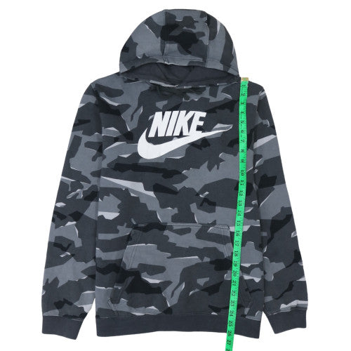 Nike Men's Grey Camouflage Pullover Hoodie Size L