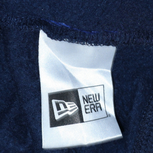 New Era Men's Blue Full Zip Hoodie with Logo M