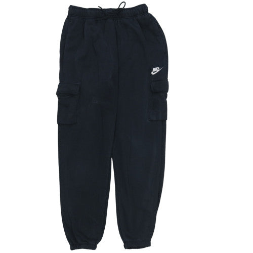 Nike Men's Black Cargo Fleece Jogger Trousers Size S