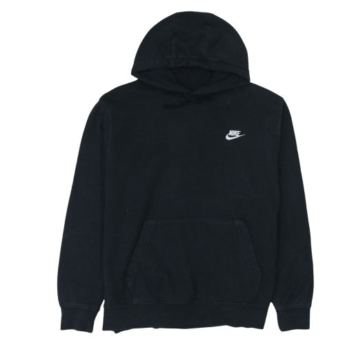 Nike Men's Black Pullover Hoodie L Fleece Sportswear Sweatshirt