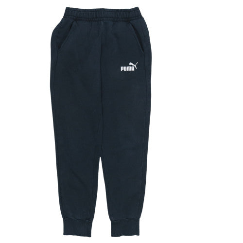 Puma Men's Black XS Jogger Sweatpants with Logo