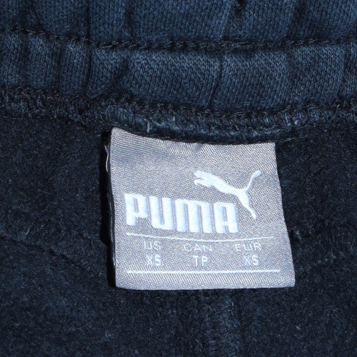 Puma Men's Black XS Jogger Sweatpants with Logo