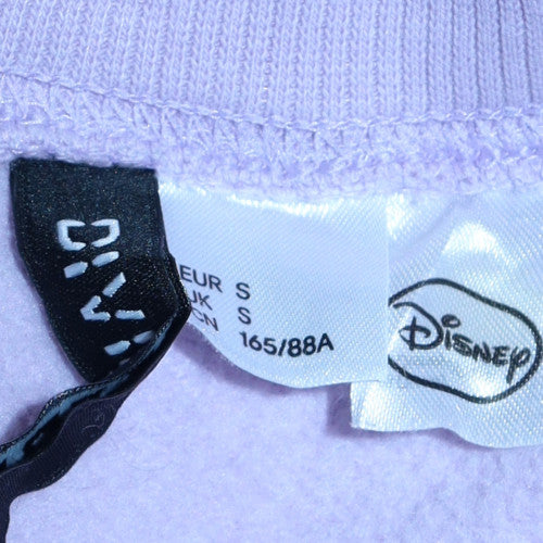 H&M Women Lilac Aristocats Sweatshirt S Crew Neck Pullover Disney