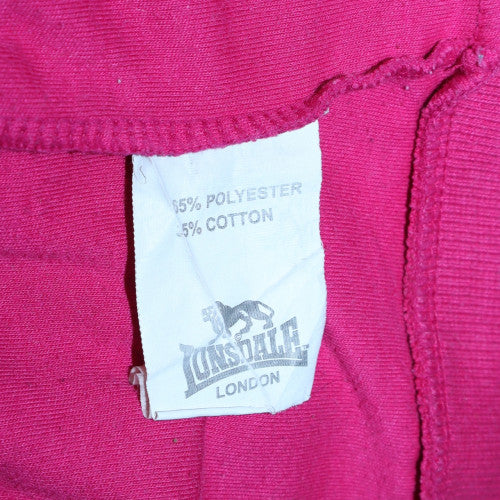Lonsdale London Womens Pink Pullover Hoodie Size 14