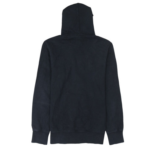 Champion Men's Black Pullover Hoodie Medium Logo Fleece Sweatshirt