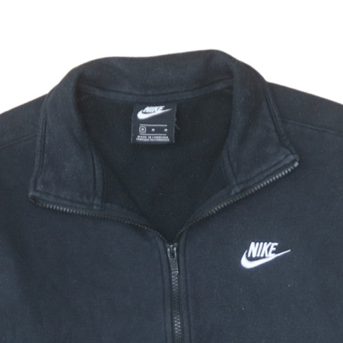 Nike Men's Black Full Zip Sweatshirt M Fleece Classic Style