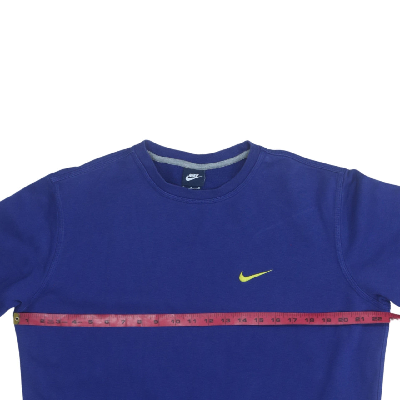 Nike Men's Blue Crew Neck Logo Pullover Sweatshirt Size M